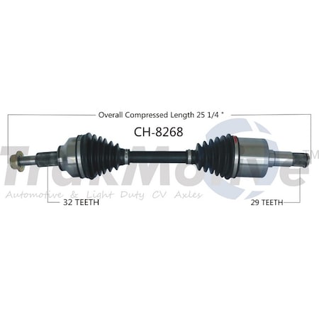 Surtrack Axle Cv Axle Shaft, Ch-8268 CH-8268